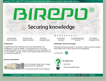 Tablet Screenshot of birepo.dk